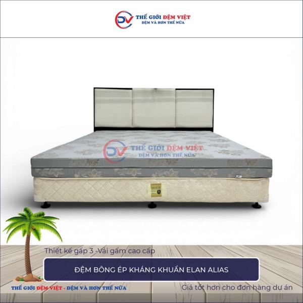 Đệm bông ép Elan Alias gấp 3